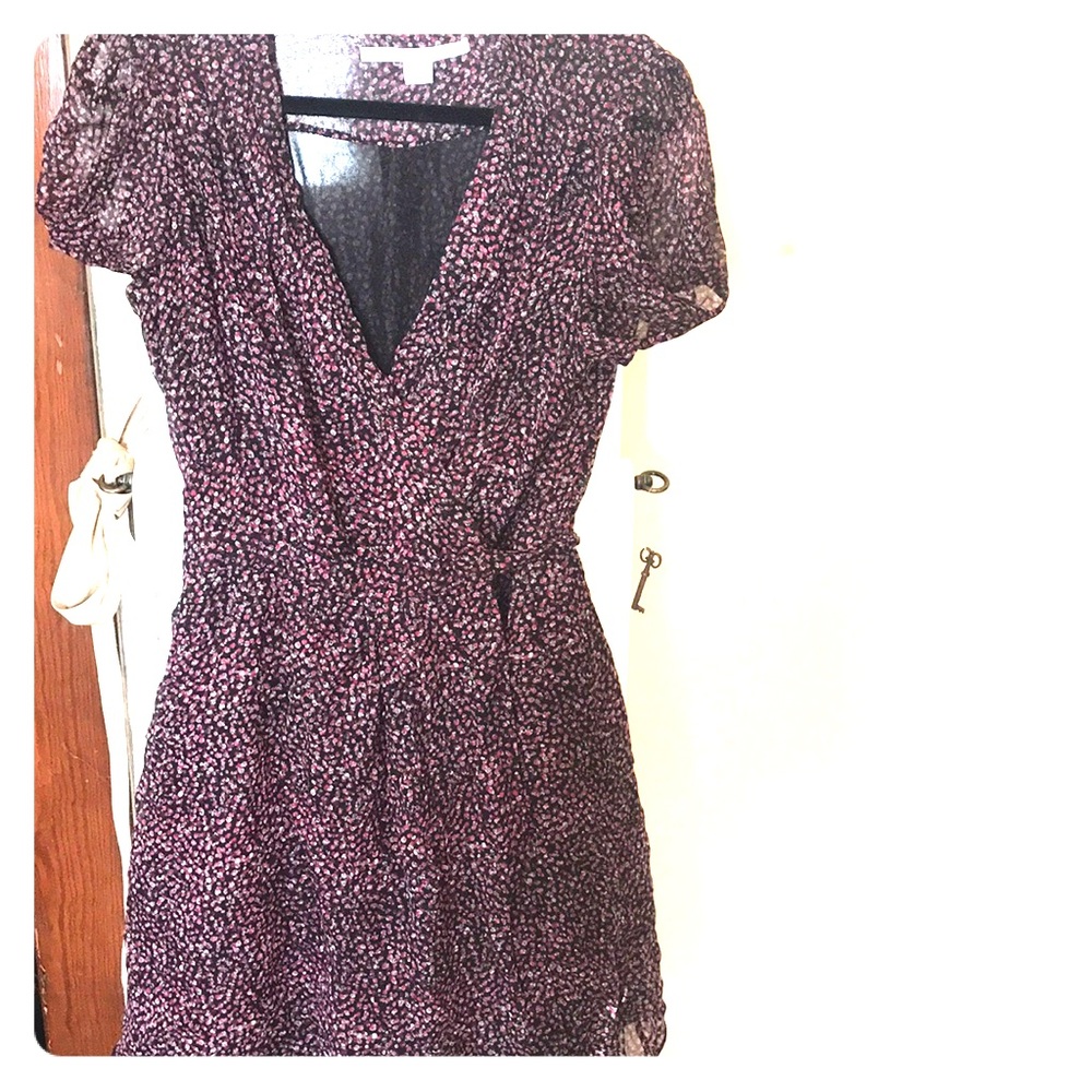 Diane Von Furstenburg silk wrap mini dress